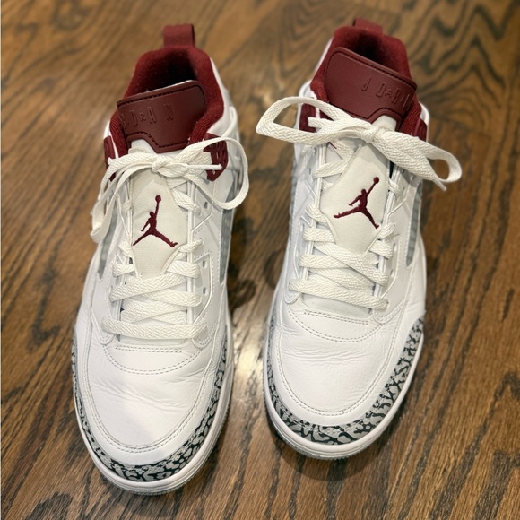 Jordan Other - Air Jordan Spizike White and Maroon Sneakers